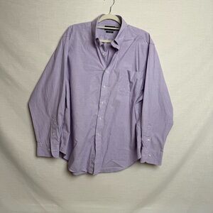 Lauren Ralph Lauren Men’s Classic Fit Non-Iron Dress Shirt Light Purple –Size 17